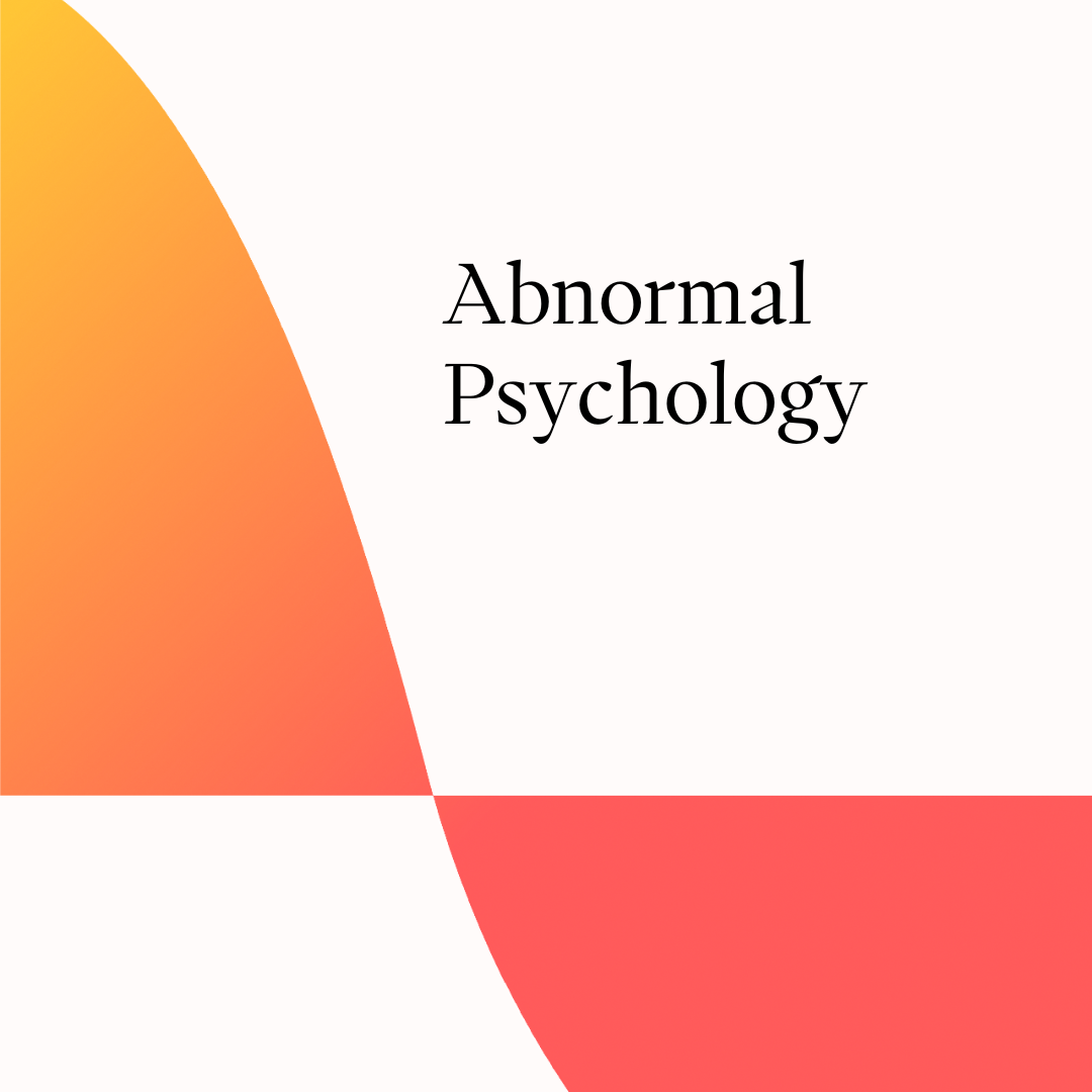 Cover for Abnormal Psychology Course
